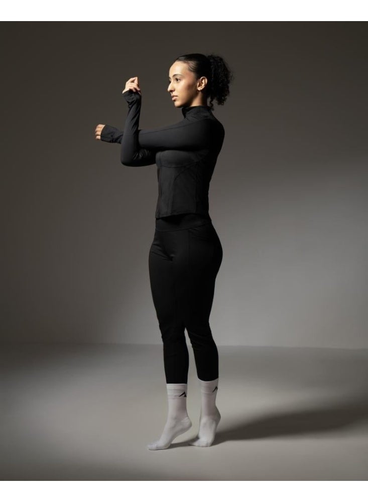 Women's High-Waisted Leggings, Full Length Seamless Yoga Pants, Tummy Control Athletic Compression Tights for Gym & Fitness - Image 3
